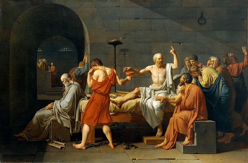 Sokrates får giftbegeret